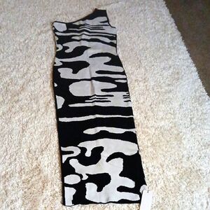 Long One Shoulder Sweater Dress